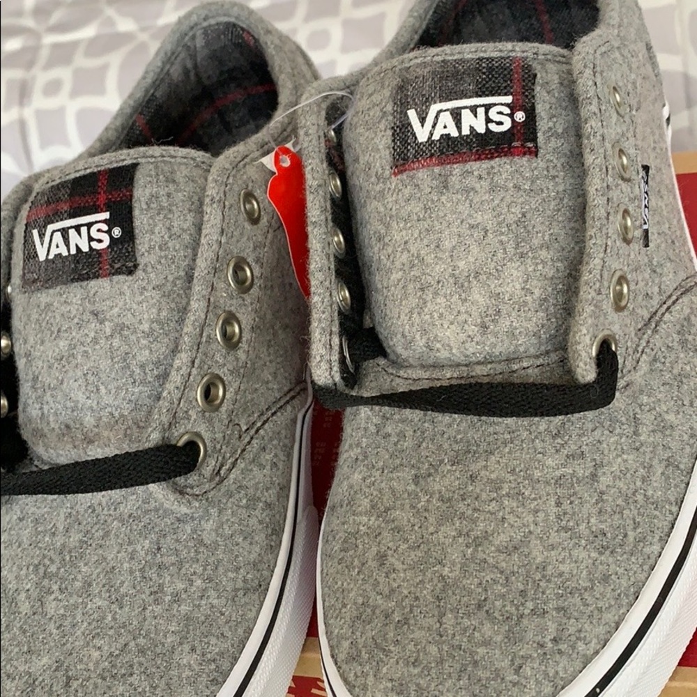 VANS ATWOOD PLAID GREY/RED WMNS - Picture 10 of 16